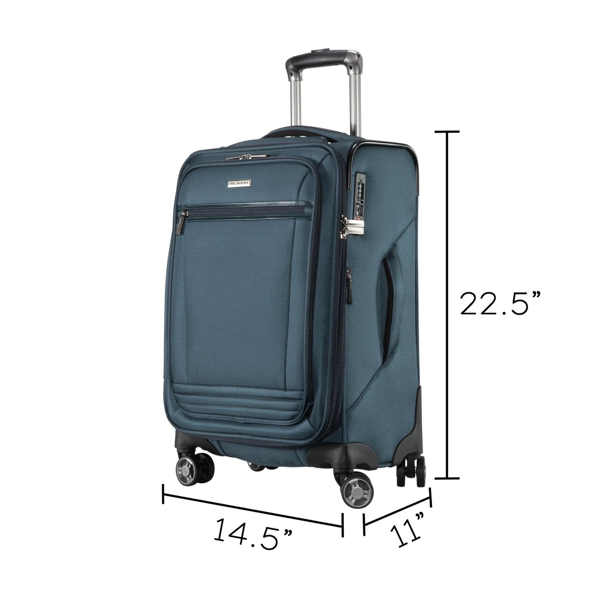 Ricardo Beverly Hills Avalon Softside Carry-On Expandable Spinner - Storm Blue