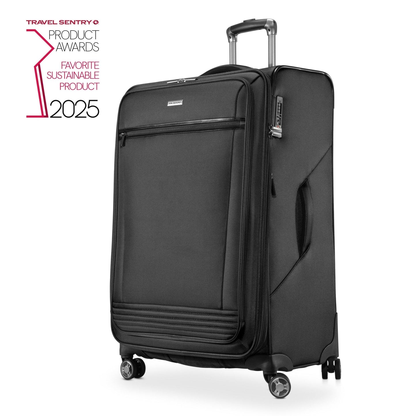 Ricardo Beverly Hills Avalon Softside Large Check-In Expandable Spinner - Black