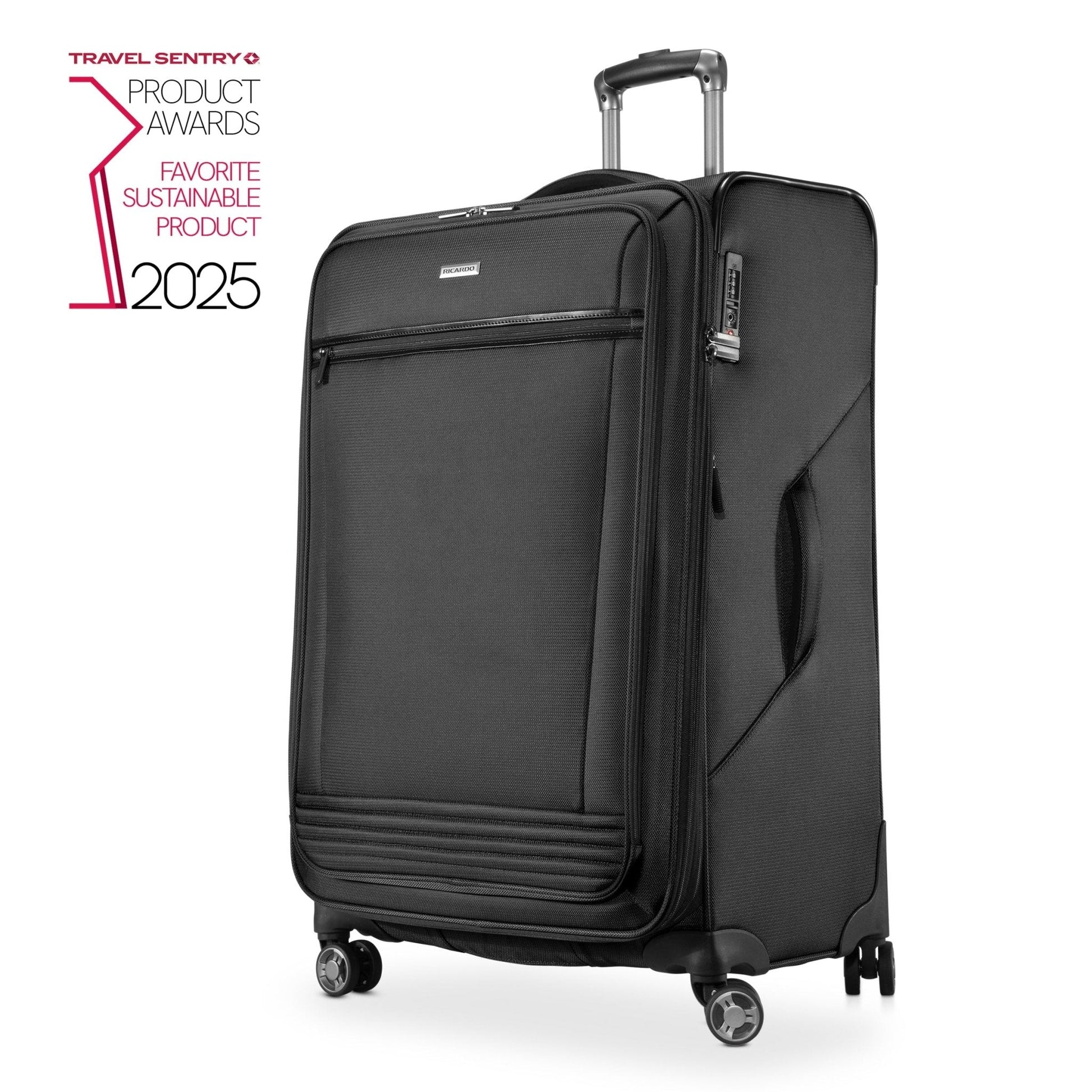 Ricardo Beverly Hills Avalon Softside Large Check-In Expandable Spinner - Black