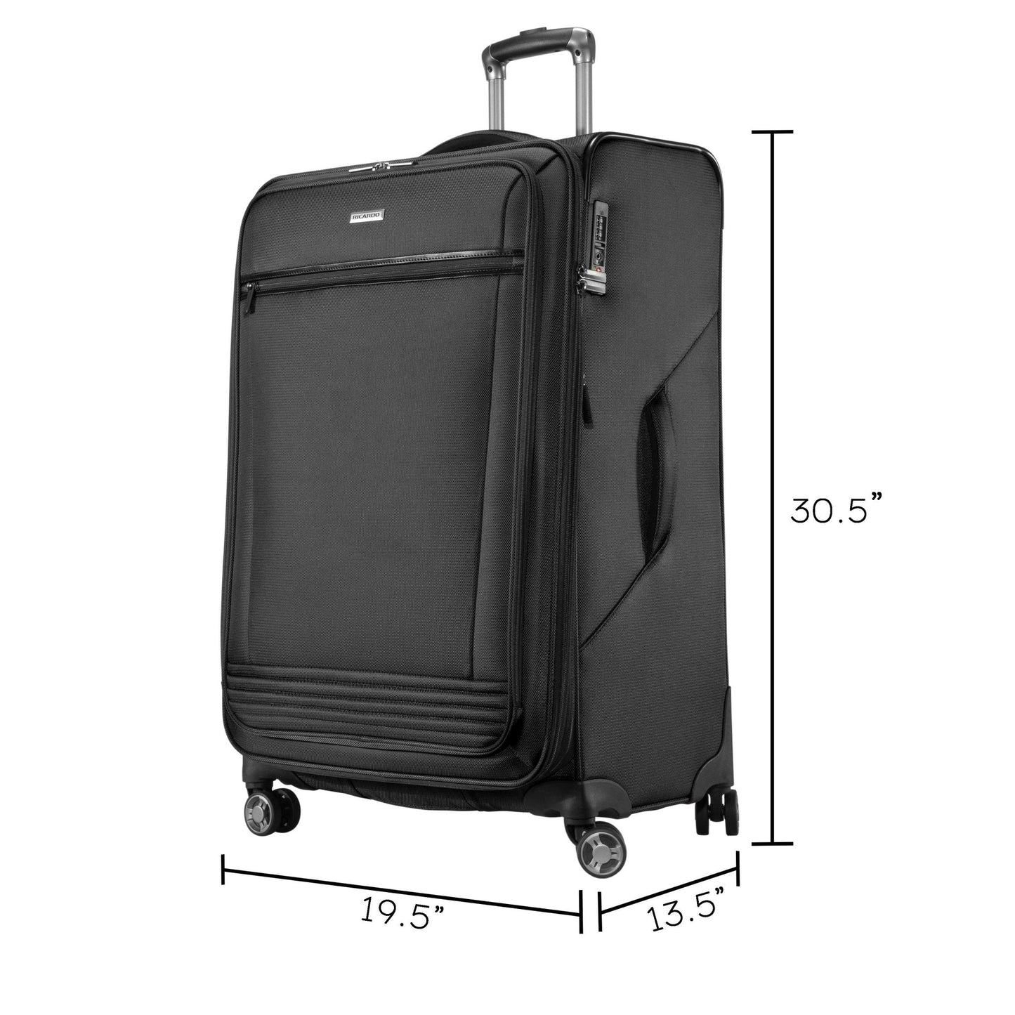 Ricardo Beverly Hills Avalon Softside Large Check-In Expandable Spinner - Black