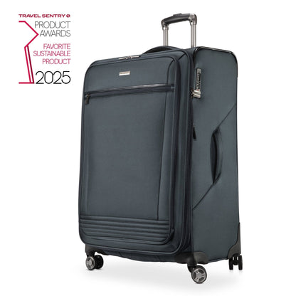 Ricardo Beverly Hills Avalon Softside Large Check-In Expandable Spinner - Storm Blue
