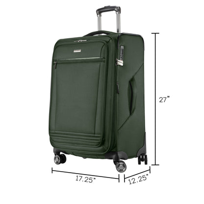 Ricardo Beverly Hills Avalon Softside Medium Check-In Expandable Spinner - Juniper Green