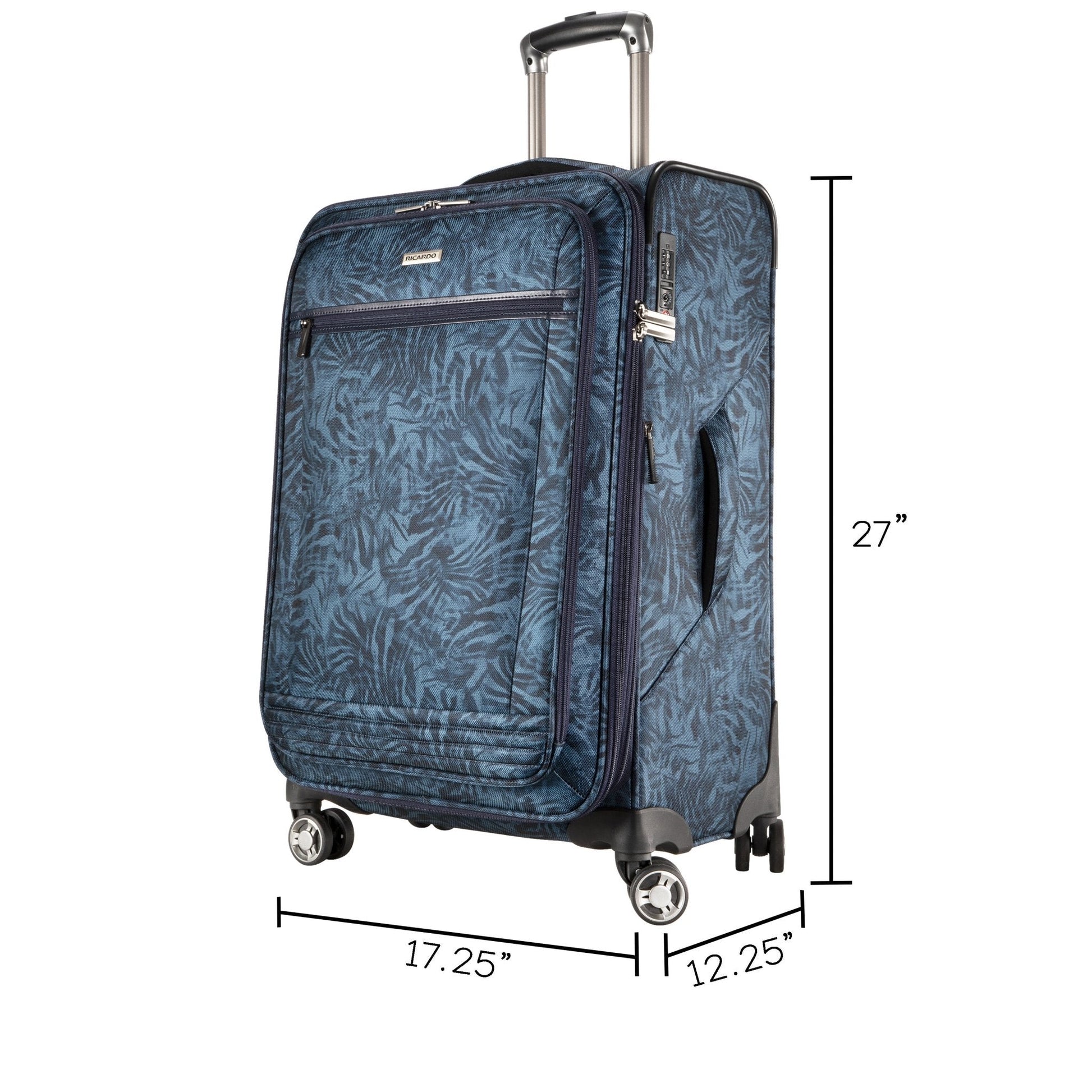Ricardo Beverly Hills Avalon Softside Medium Check-In Expandable Spinner - Serengeti Night