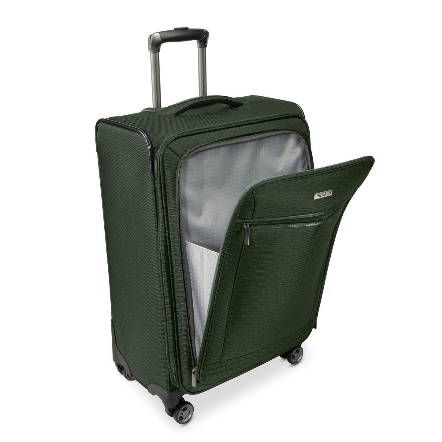 Ricardo Beverly Hills Avalon Softside Medium Check-In Expandable Spinner - Juniper Green