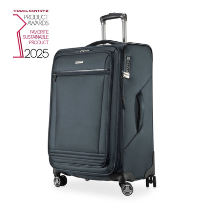 Ricardo Beverly Hills Avalon Softside Medium Check-In Expandable Spinner - Storm Blue