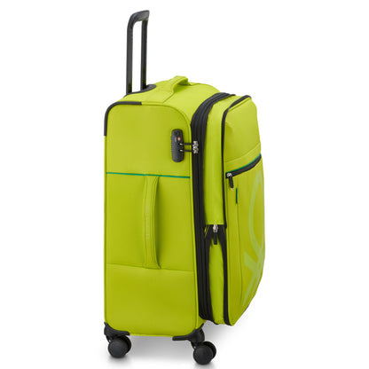 Delsey COLOR BLOCK - M Expandable (66cm) - Lime