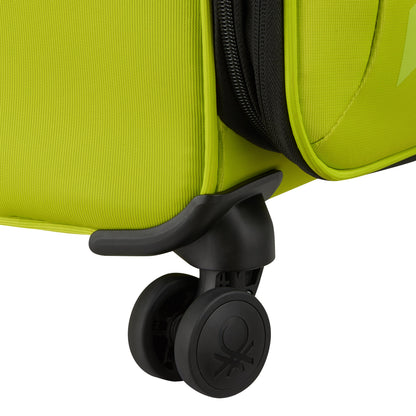 Delsey COLOR BLOCK - M Expandable (66cm) - Lime