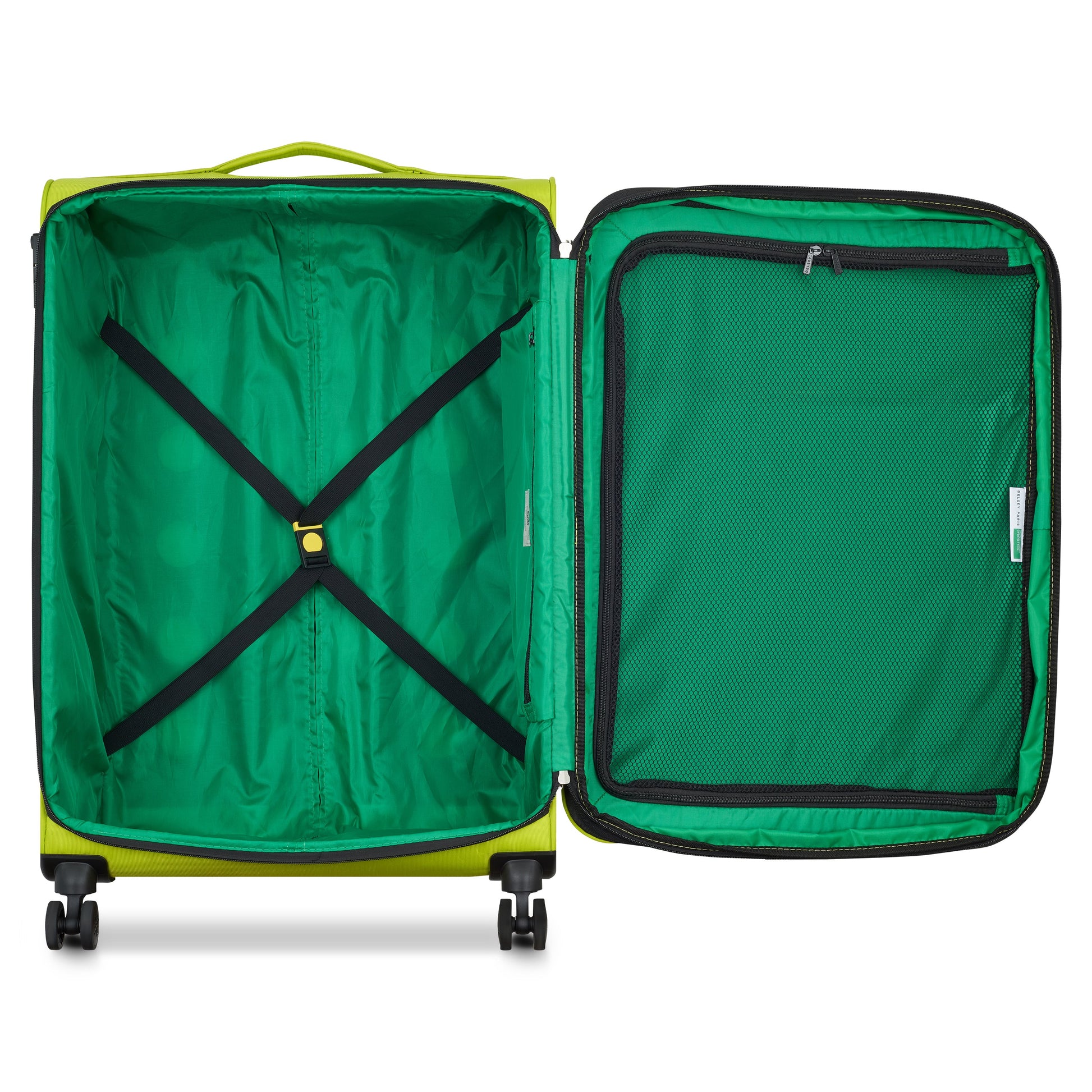 Delsey COLOR BLOCK - L Expandable (76cm) - Lime