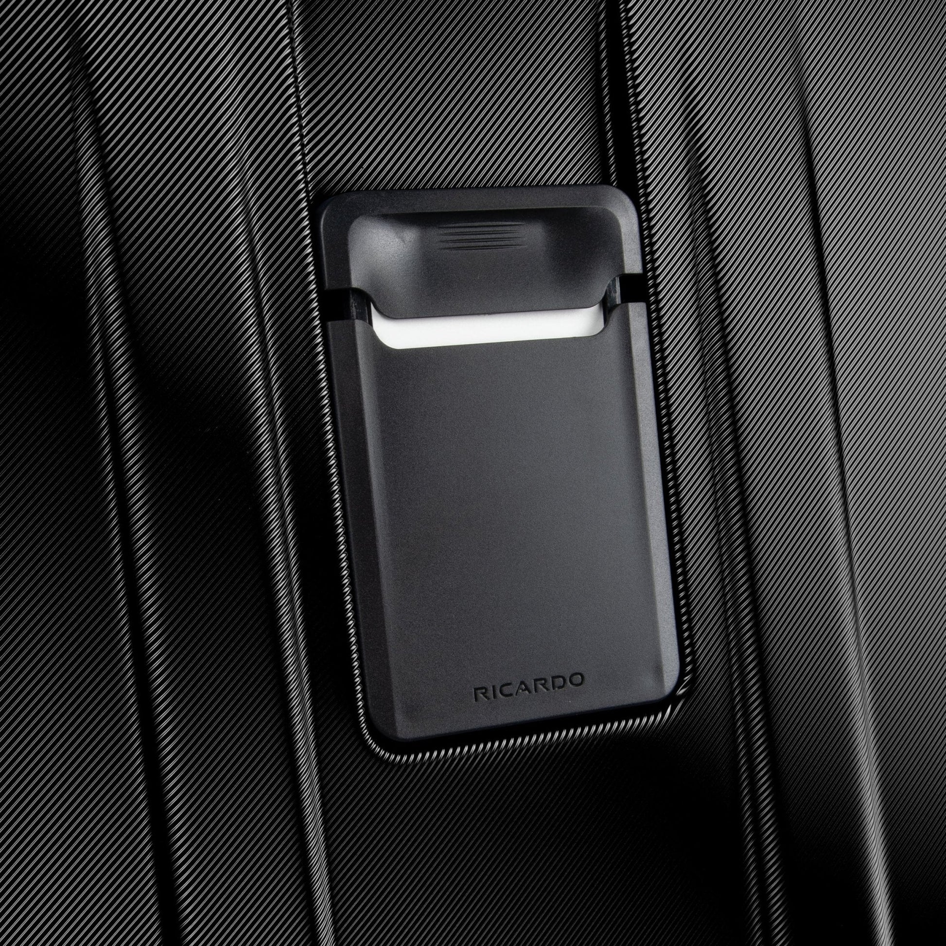 Ricardo Beverly Hills Brentwood Hardside FastAccess Front Opening Carry-On Expandable Spinner - Onyx