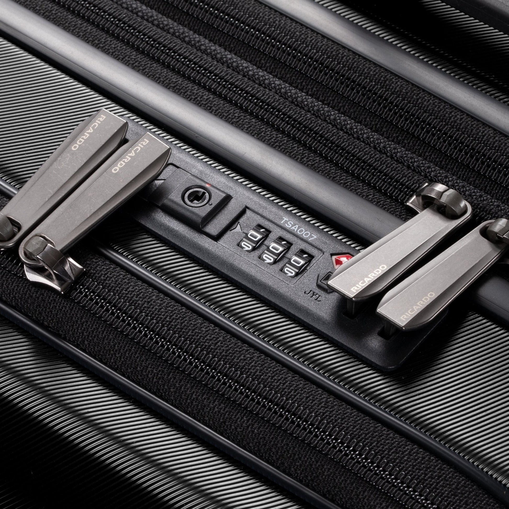 Ricardo Beverly Hills Brentwood Hardside FastAccess Front Opening Carry-On Expandable Spinner - Onyx