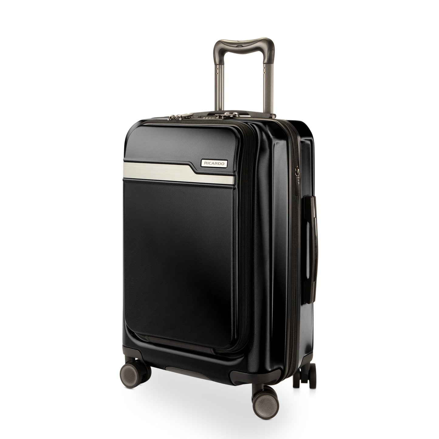 Ricardo Beverly Hills Brentwood Hardside FastAccess Front Opening Carry-On Expandable Spinner - Onyx