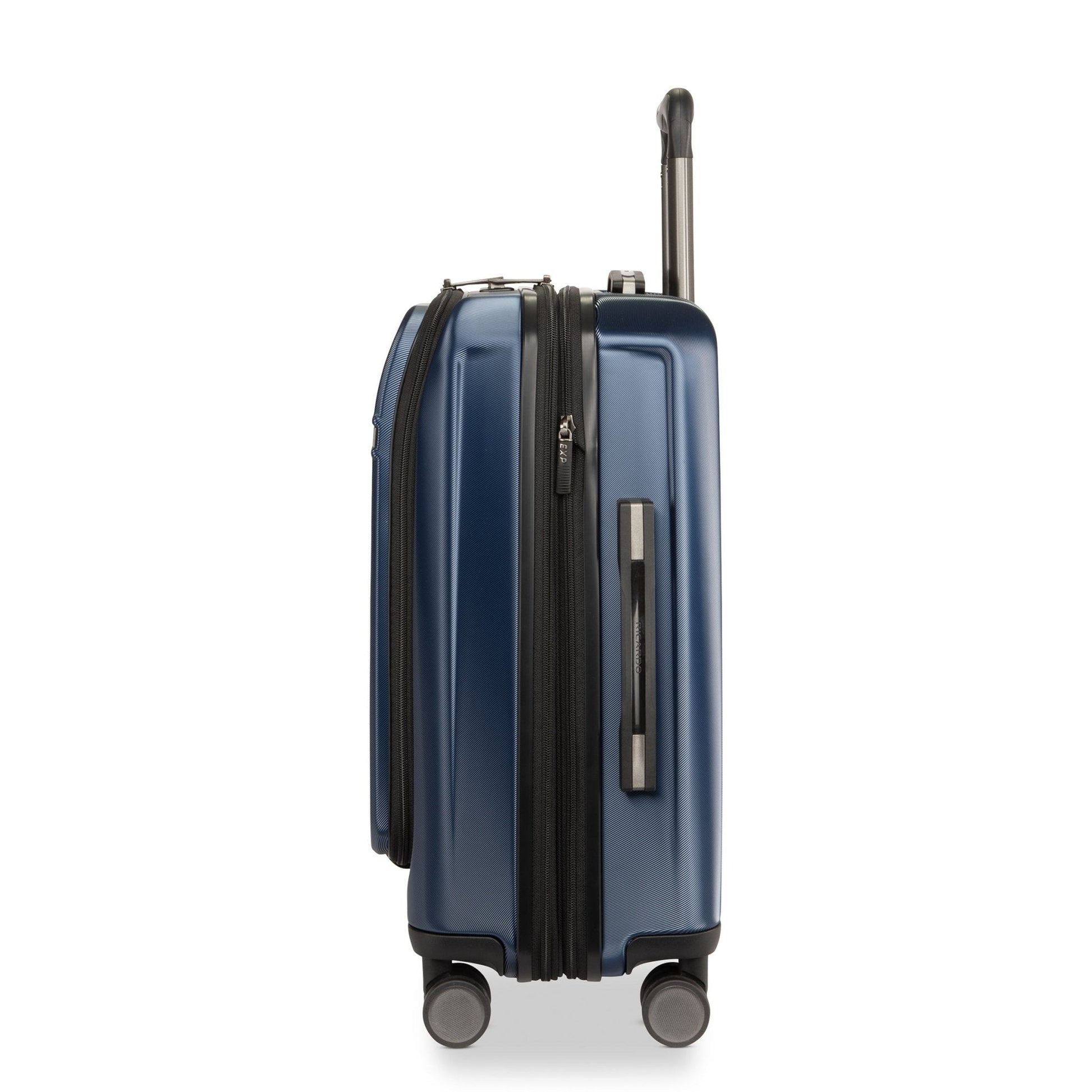 Ricardo Beverly Hills Brentwood Hardside FastAccess Front Opening Carry-On Expandable Spinner - Ocean Blue