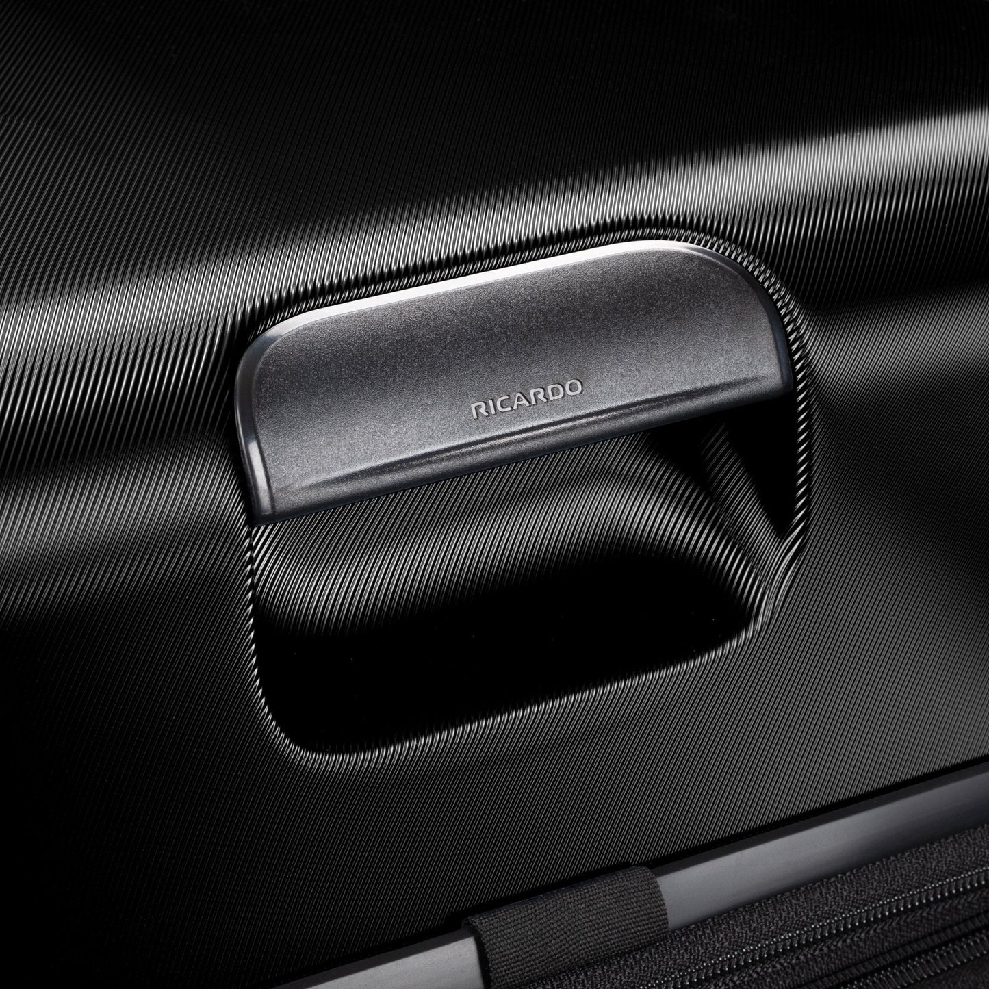 Ricardo Beverly Hills Brentwood Hardside FastAccess Front Opening Carry-On Expandable Spinner - Onyx