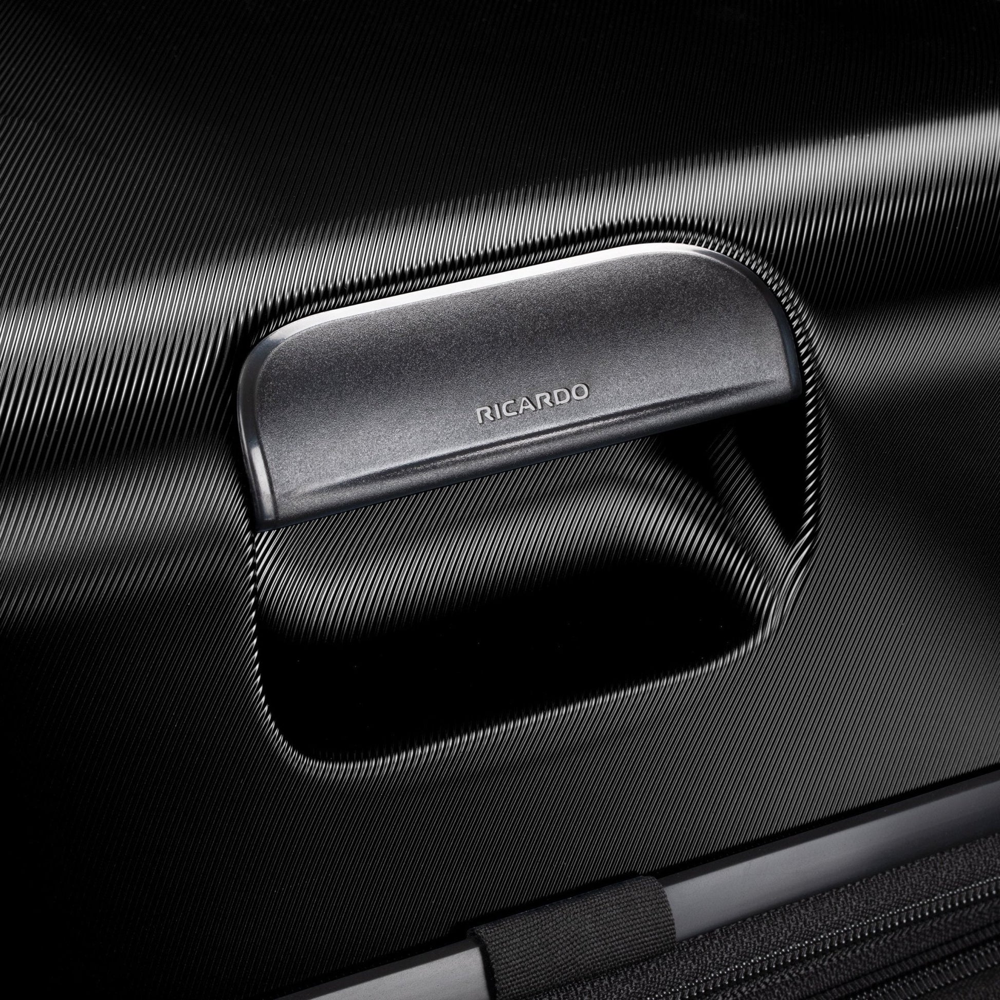 Ricardo Beverly Hills Brentwood Hardside FastAccess Front Opening Carry-On Expandable Spinner - Onyx