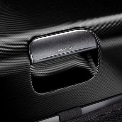 Ricardo Beverly Hills Brentwood Hardside FastAccess Front Opening Carry-On Expandable Spinner - Onyx