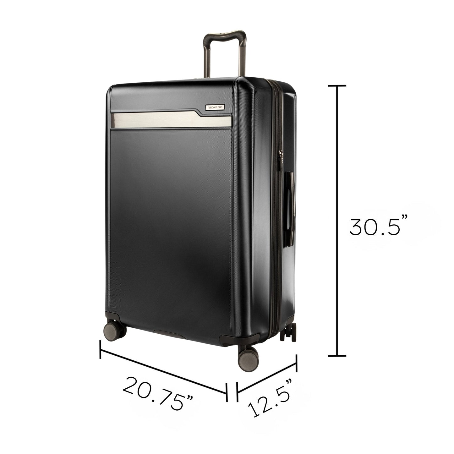 Ricardo Beverly Hills Brentwood Hardside Large Check-In Expandable Spinner - Onyx