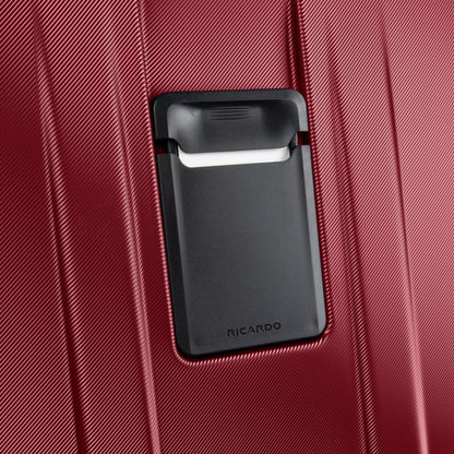 Ricardo Beverly Hills Brentwood Hardside Large Check-In Expandable Spinner - Crimson