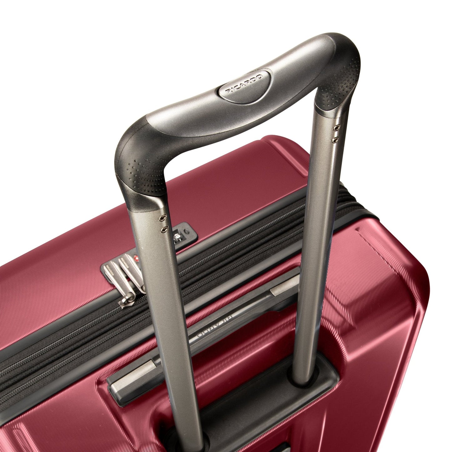 Ricardo Beverly Hills Brentwood Hardside Medium Check-In Expandable Spinner - Crimson