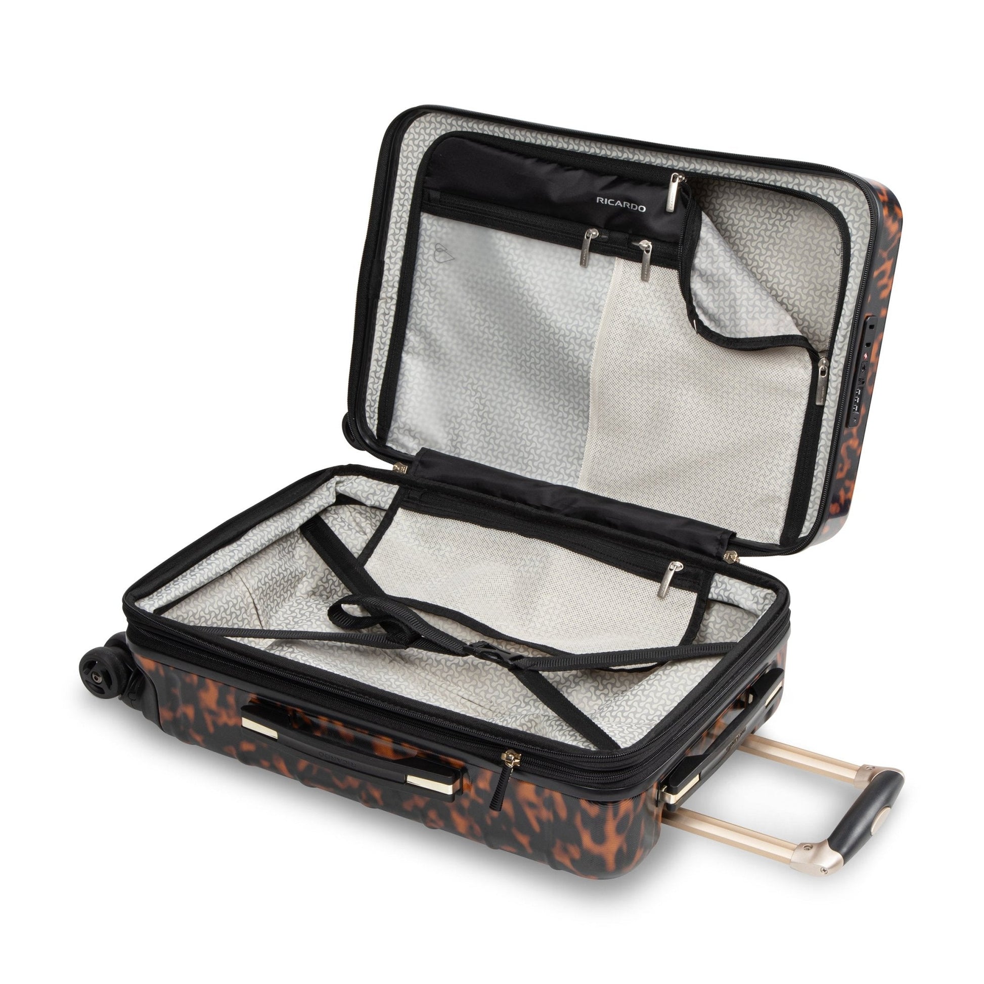 Ricardo Beverly Hills Cambria Hardside Carry-On Expandable Spinner - Tortoise