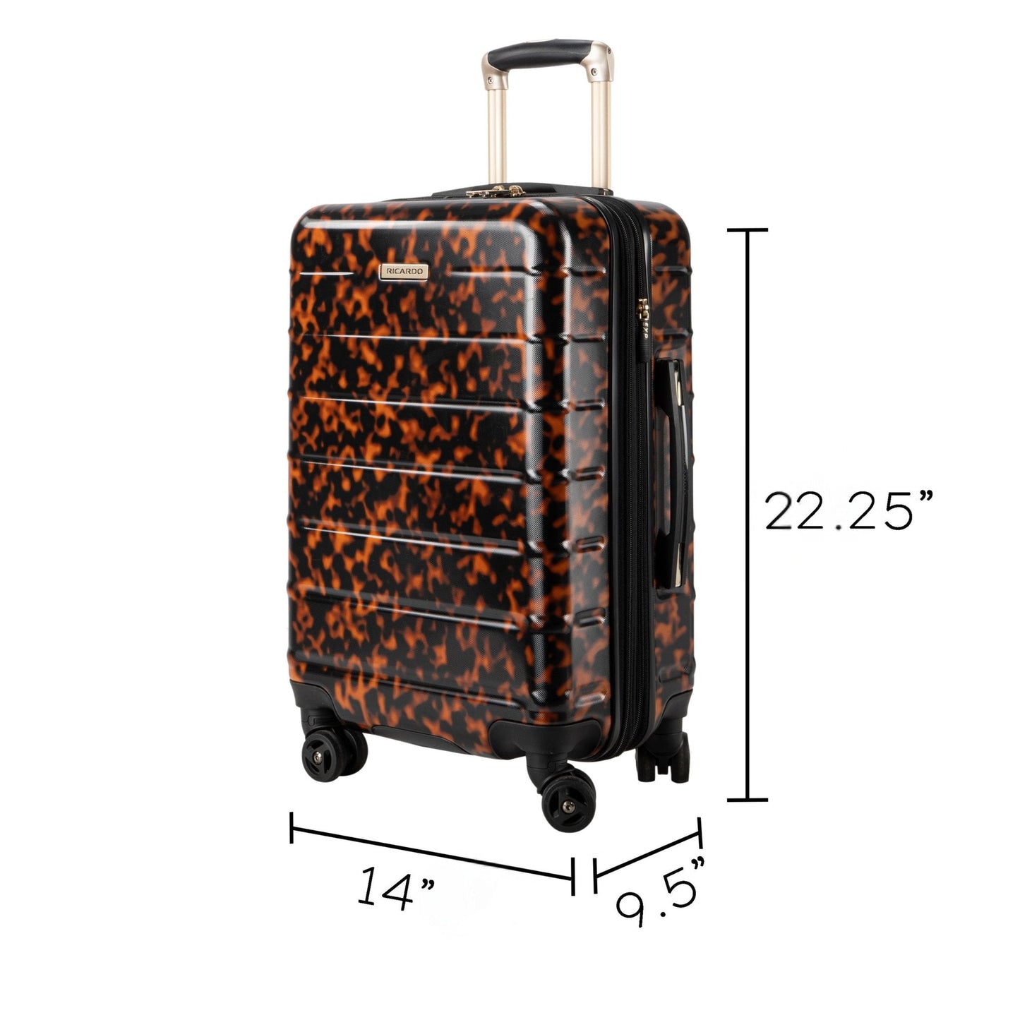 Ricardo Beverly Hills Cambria Hardside Carry-On Expandable Spinner - Tortoise