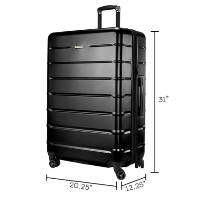 Ricardo Beverly Hills Cambria Hardside Large Check-In Expandable Spinner - Black Pearl