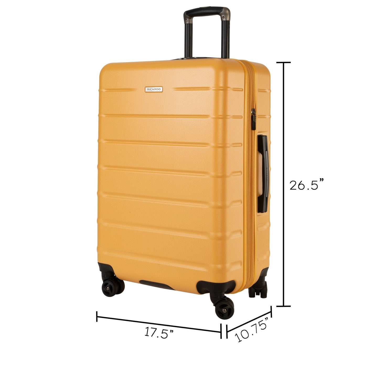 Ricardo Beverly Hills Cambria Hardside Medium Check-In Expandable Spinner - Mango Tango