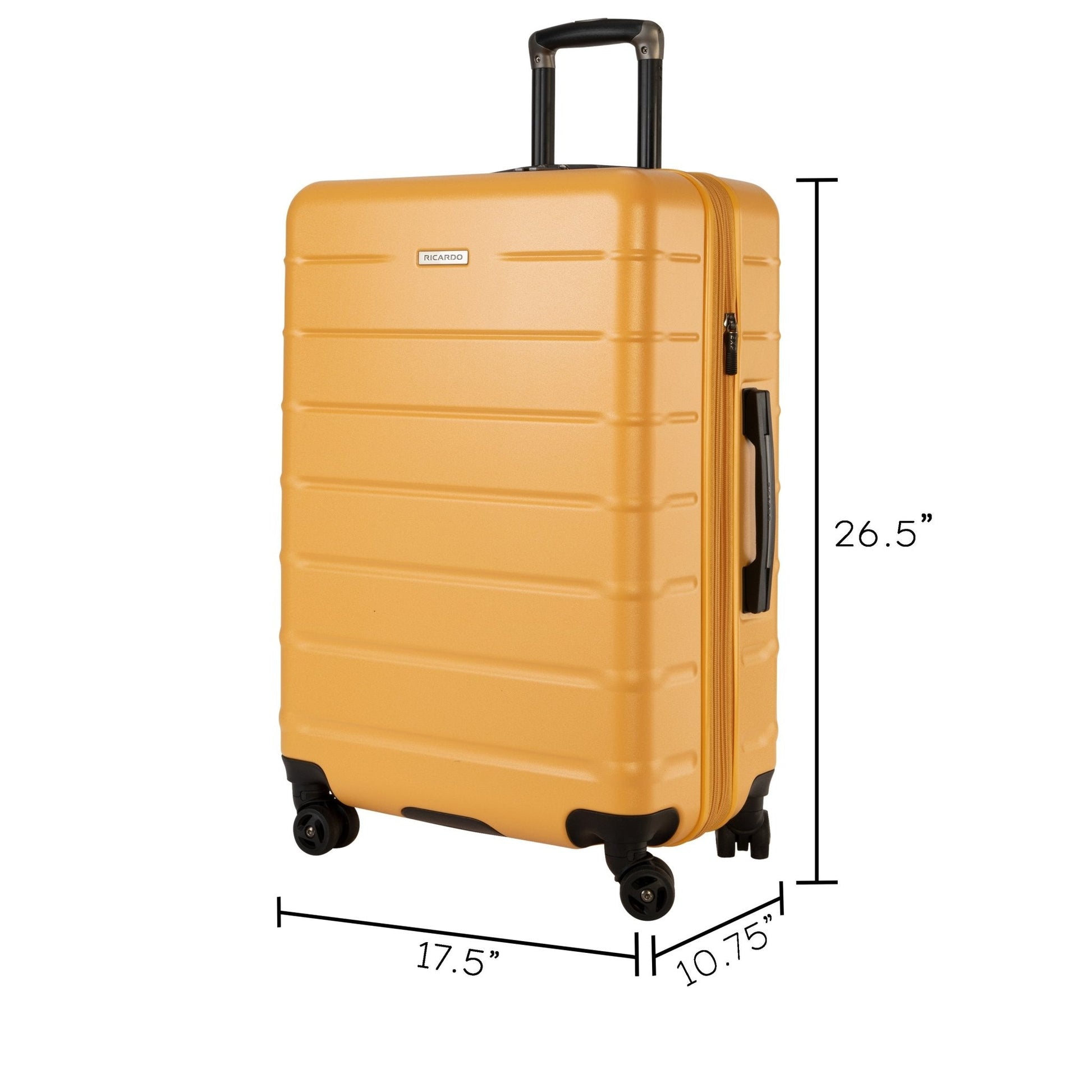 Ricardo Beverly Hills Cambria Hardside Medium Check-In Expandable Spinner - Mango Tango
