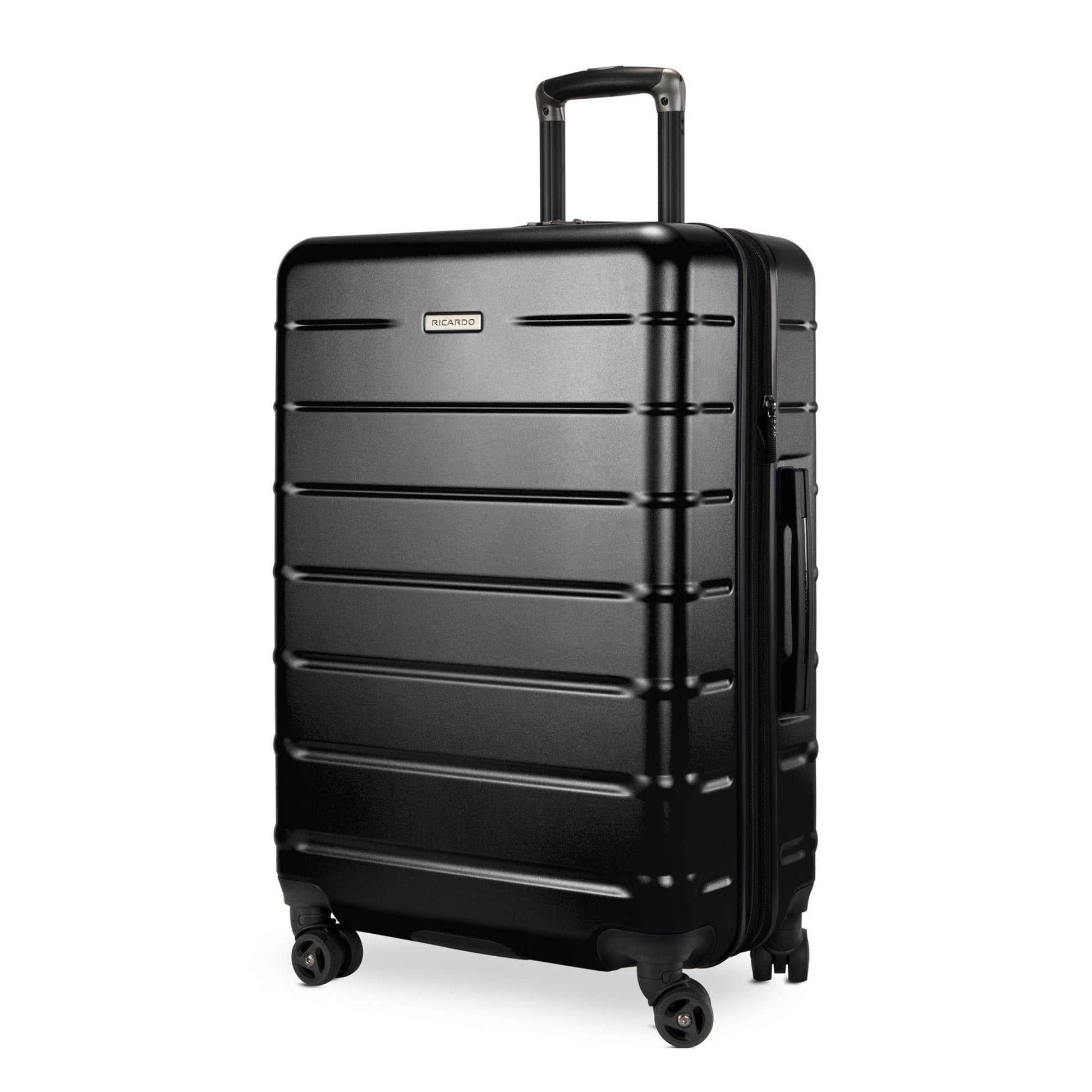 Ricardo Beverly Hills Cambria Hardside Medium Check-In Expandable Spinner - Black Pearl