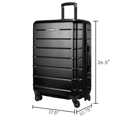 Ricardo Beverly Hills Cambria Hardside Medium Check-In Expandable Spinner - Black Pearl