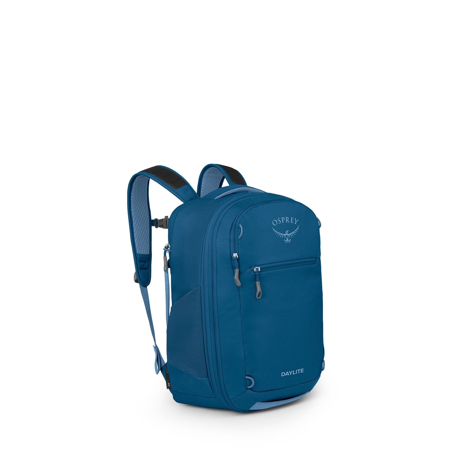 daypack backpack osprey Mira 22 Women's-Succulent Green neatly stored in a pocket at the base of the pack Osprey Daylite Plus Pack -