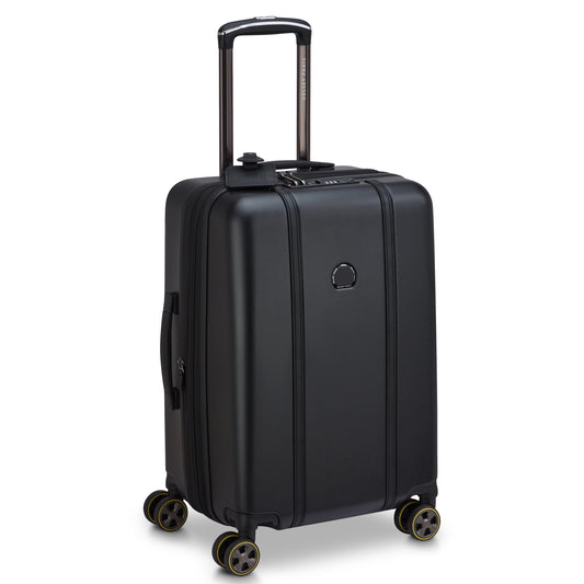 Delsey Cadence - Carry-On Plus Expandable Spinner - Deep Black