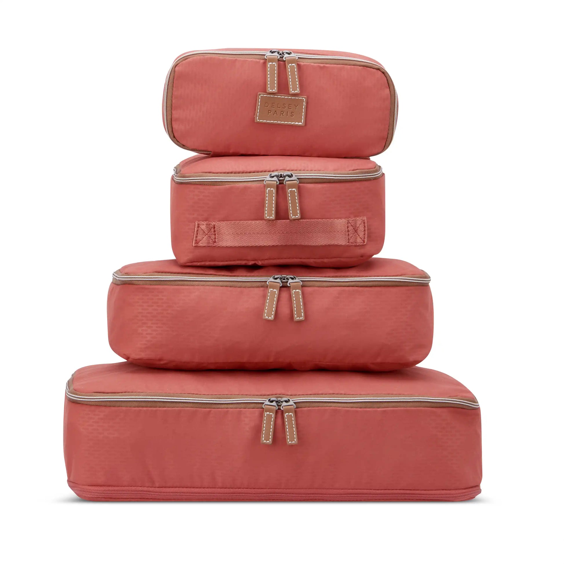 Delsey Chatelet Air 2.0 - Packing Cubes Set Of 4 - Terracotta