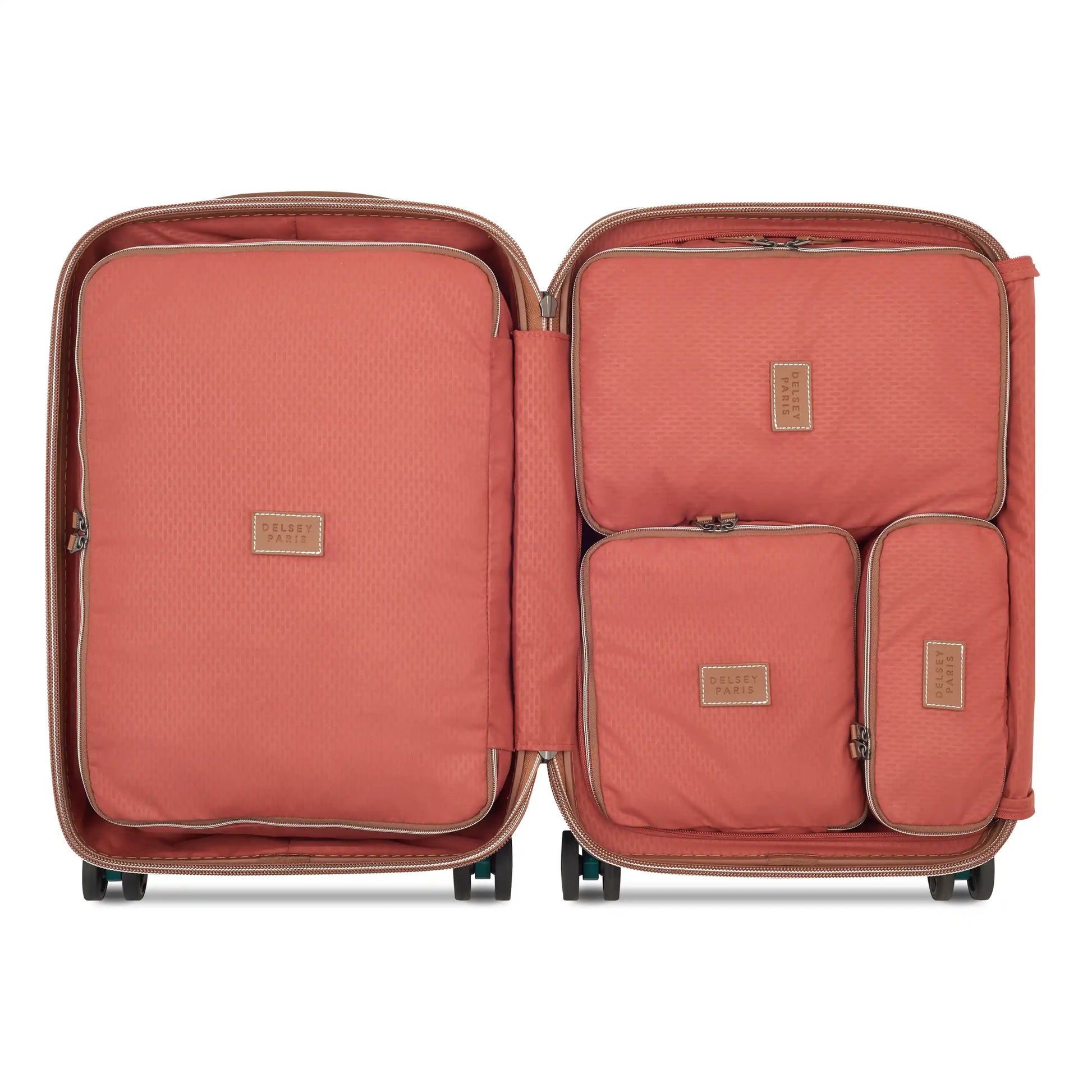 Delsey Chatelet Air 2.0 - Packing Cubes Set Of 4 - Terracotta