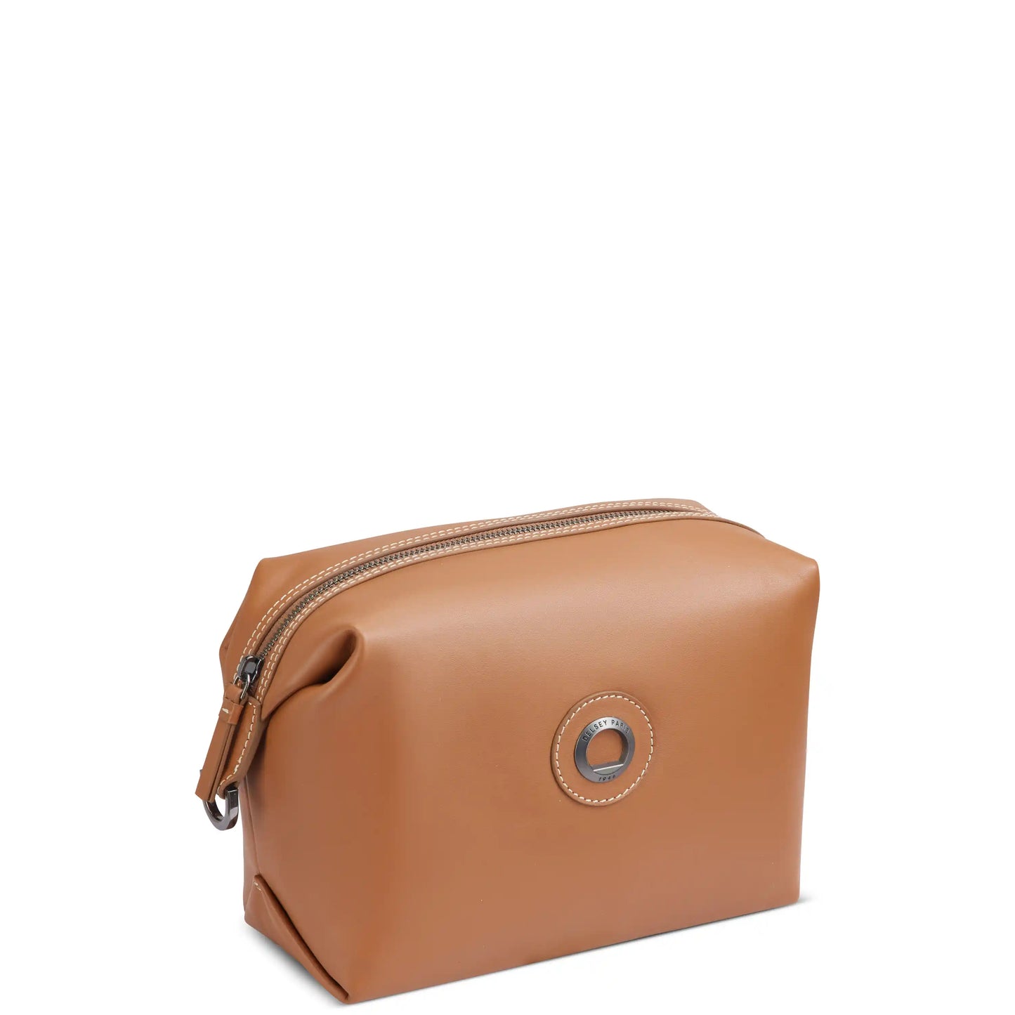 Delsey Chatelet Air 2.0 - Leather Toiletry Bag - Cognac