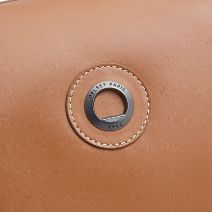 Delsey Chatelet Air 2.0 - Leather Toiletry Bag - Cognac