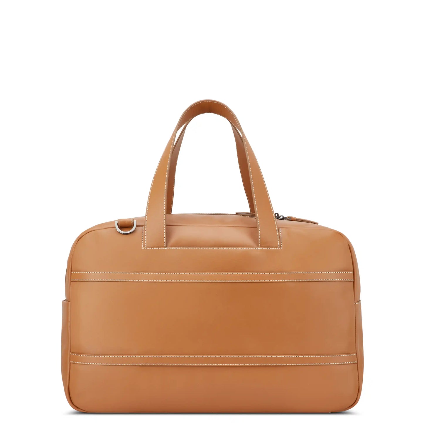 Delsey Chatelet Air 2.0 - Leather Weekender Bag - Cognac