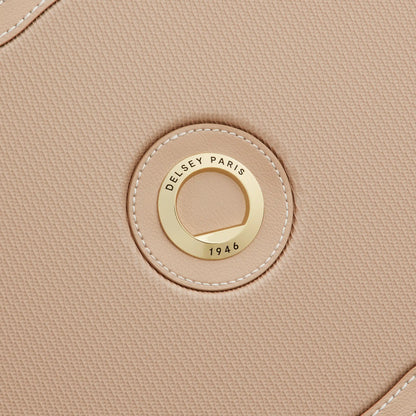 Delsey 80th Anniversary Chatelet Air 2.0 - Carry-On Plus Expandable Spinner - Limited Edition Beige Rose