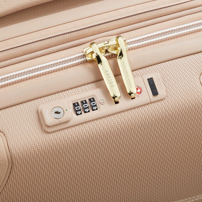 Delsey 80th Anniversary Chatelet Air 2.0 - Carry-On Plus Expandable Spinner - Limited Edition Beige Rose