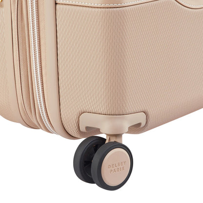 Delsey 80th Anniversary Chatelet Air 2.0 - Carry-On Plus Expandable Spinner - Limited Edition Beige Rose