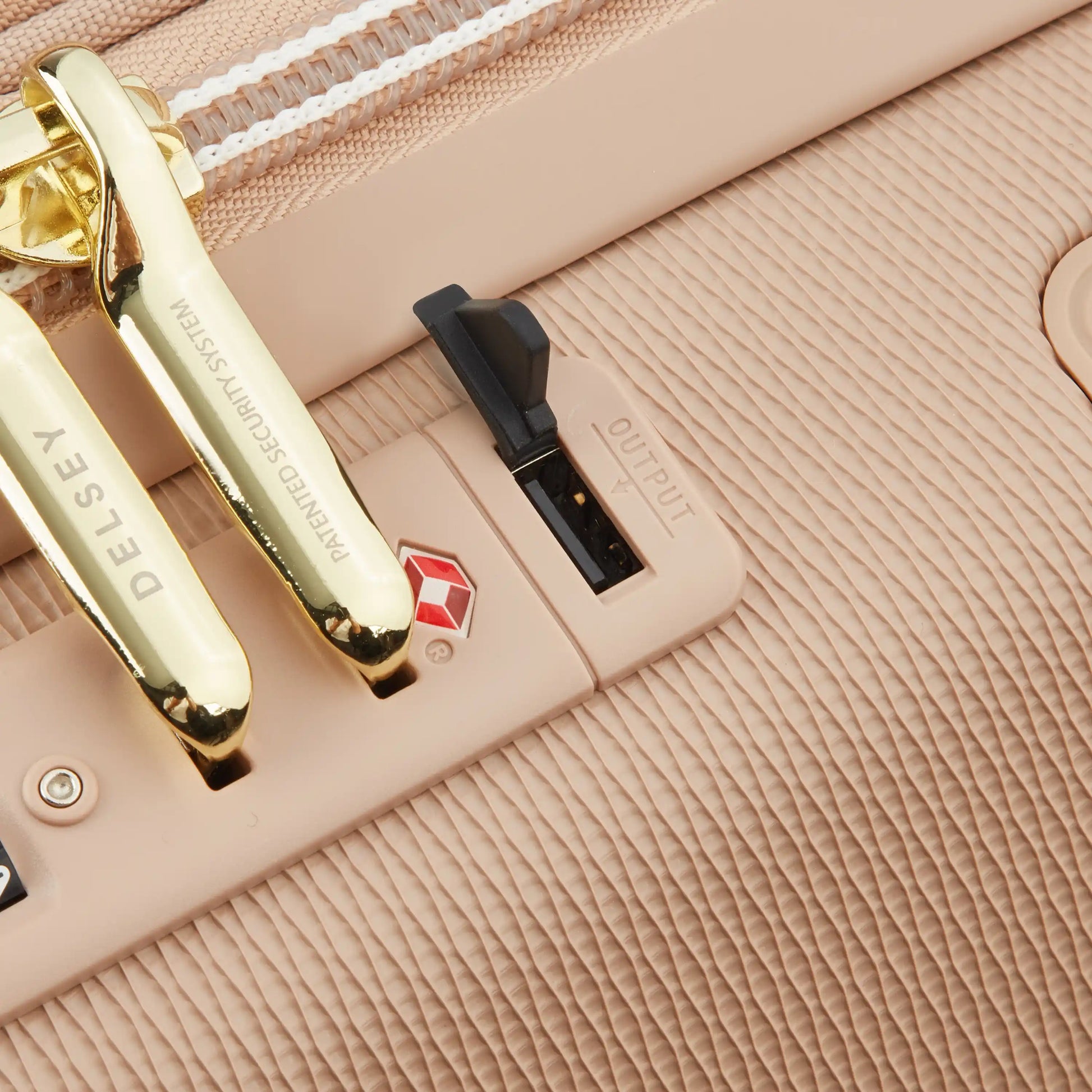 Delsey 80th Anniversary Chatelet Air 2.0 - Carry-On Plus Expandable Spinner - Limited Edition Beige Rose