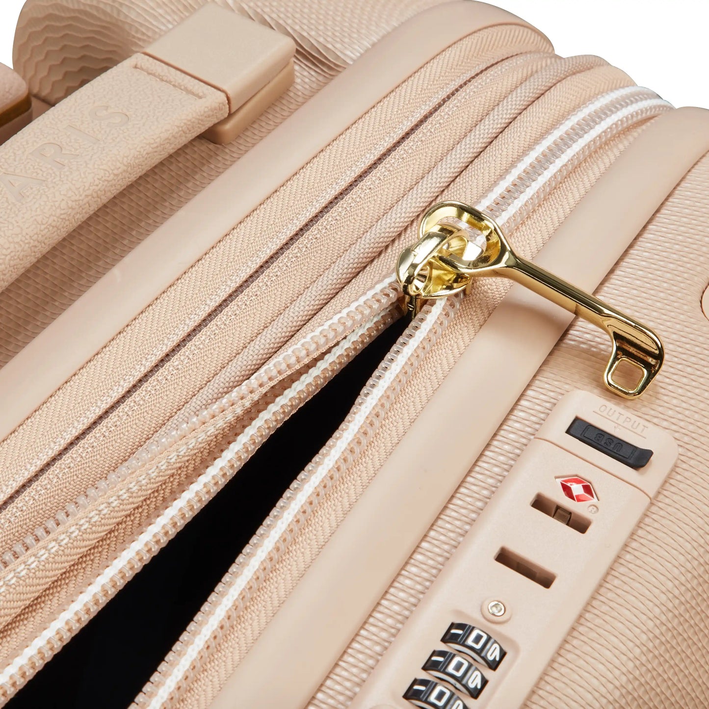 Delsey 80th Anniversary Chatelet Air 2.0 - Carry-On Plus Expandable Spinner - Limited Edition Beige Rose