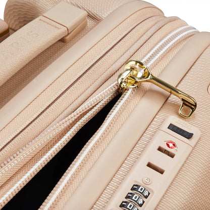 Delsey 80th Anniversary Chatelet Air 2.0 - Carry-On Plus Expandable Spinner - Limited Edition Beige Rose