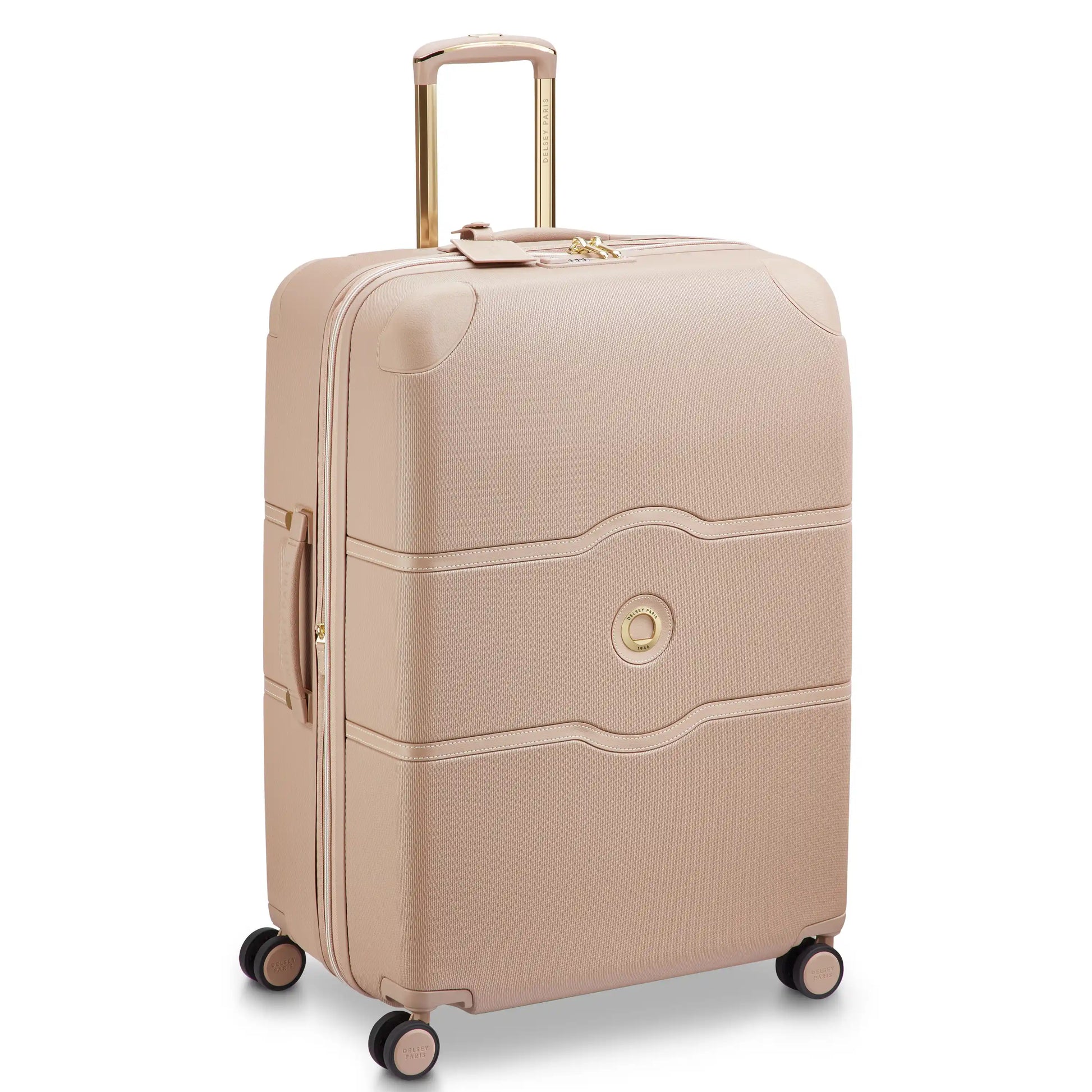 Delsey 80th Anniversary Chatelet Air 2.0 - Large Expandable Spinner - Limited Edition Beige Rose