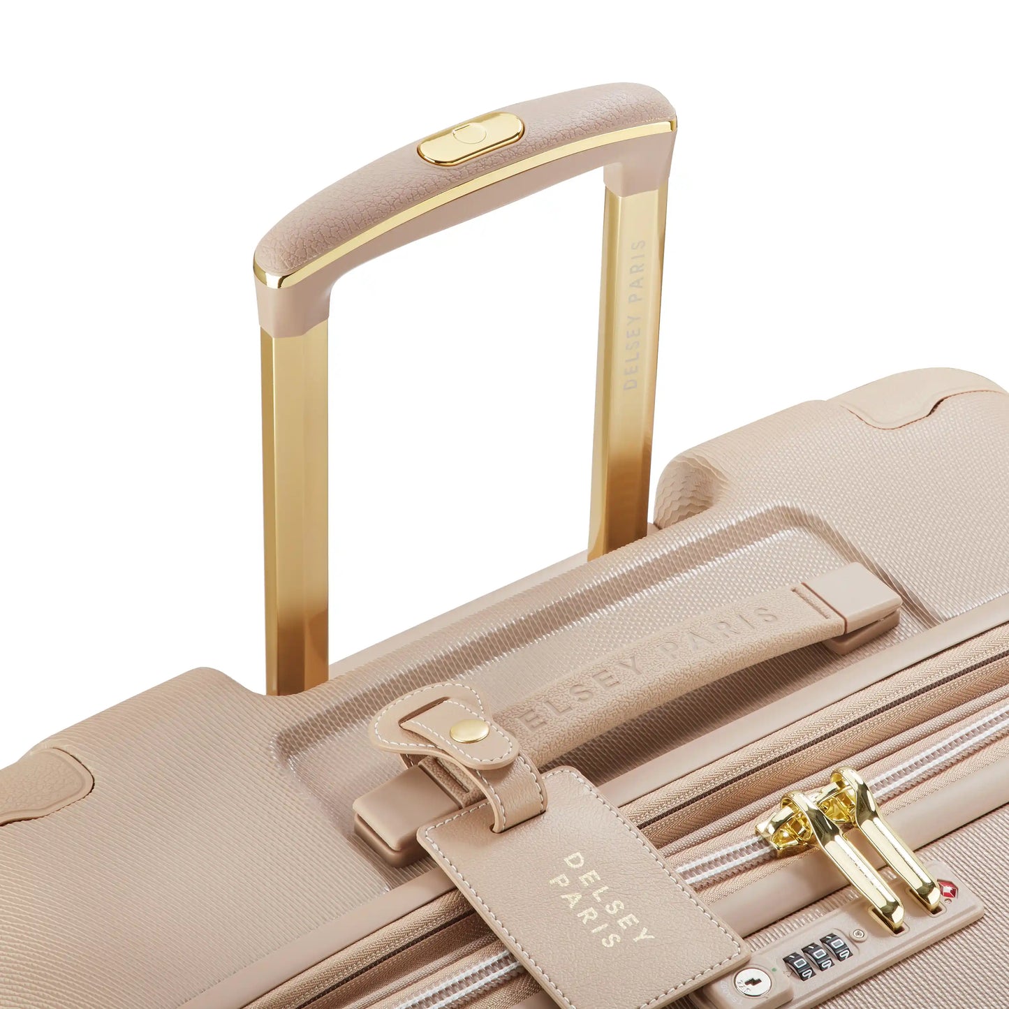 Delsey 80th Anniversary Chatelet Air 2.0 - Large Expandable Spinner - Limited Edition Beige Rose