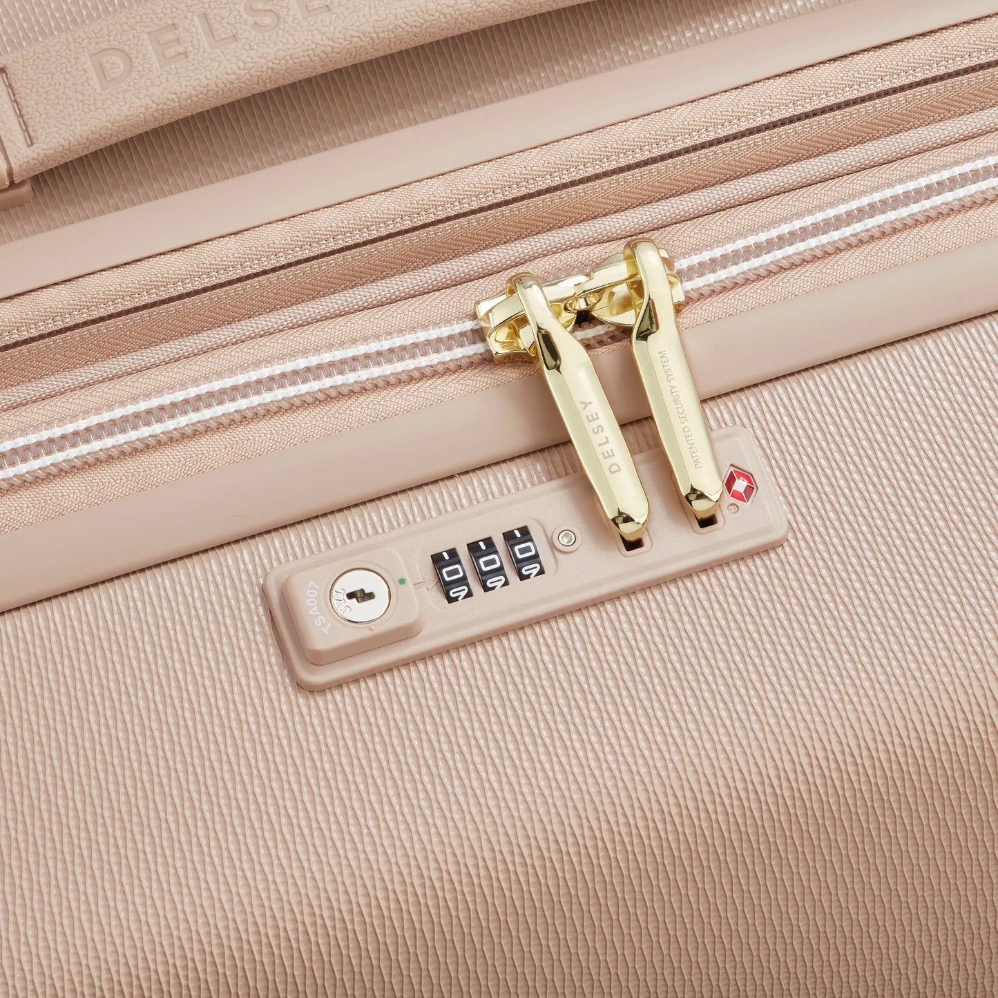 Delsey 80th Anniversary Chatelet Air 2.0 - Large Expandable Spinner - Limited Edition Beige Rose