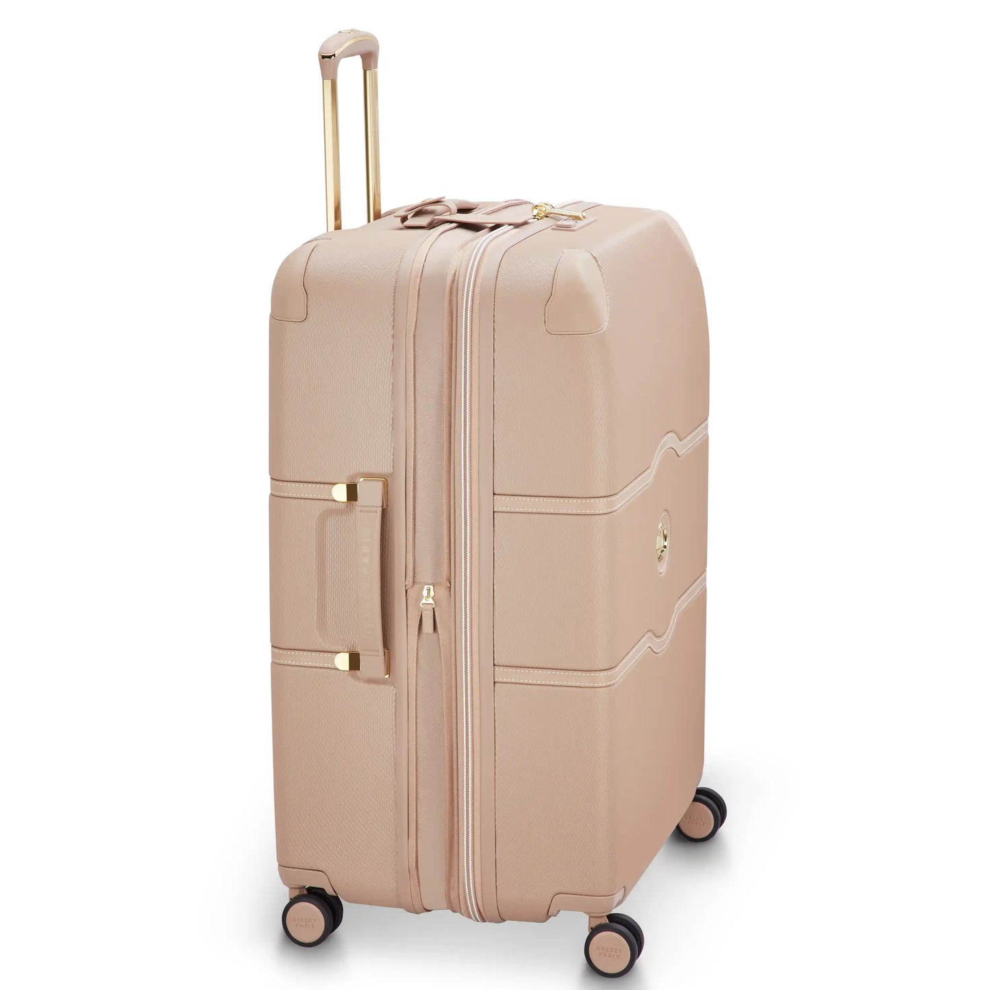 Delsey 80th Anniversary Chatelet Air 2.0 - Large Expandable Spinner - Limited Edition Beige Rose