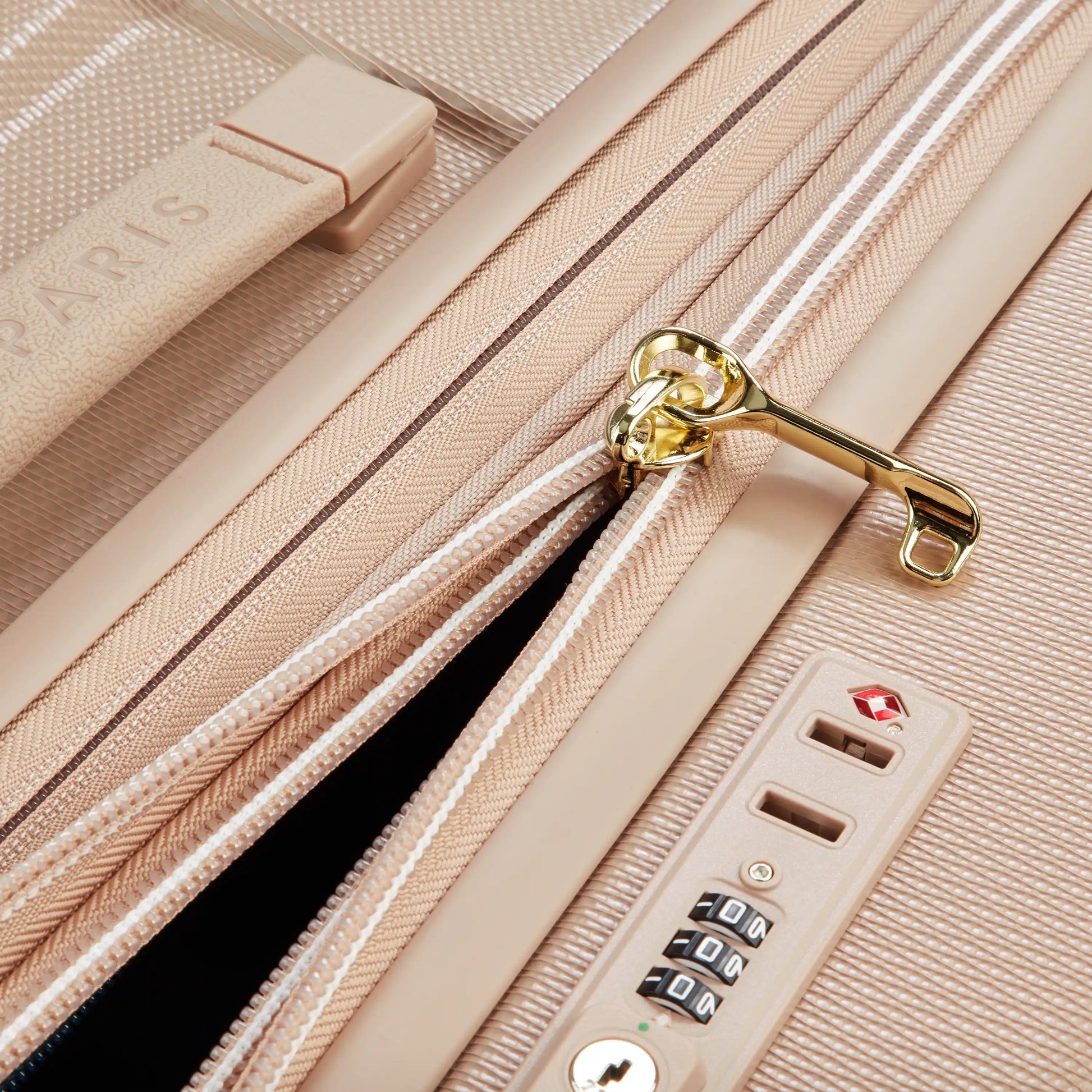 Delsey 80th Anniversary Chatelet Air 2.0 - Large Expandable Spinner - Limited Edition Beige Rose