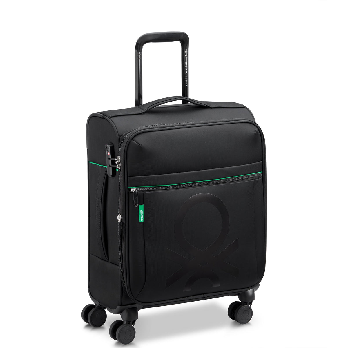Delsey COLOR BLOCK - S Slim Expandable (55cm) - Black
