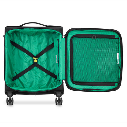 Delsey COLOR BLOCK - S Slim Expandable (55cm) - Black