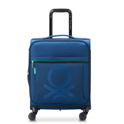 Delsey COLOR BLOCK - S Slim Expandable (55cm) - Navy